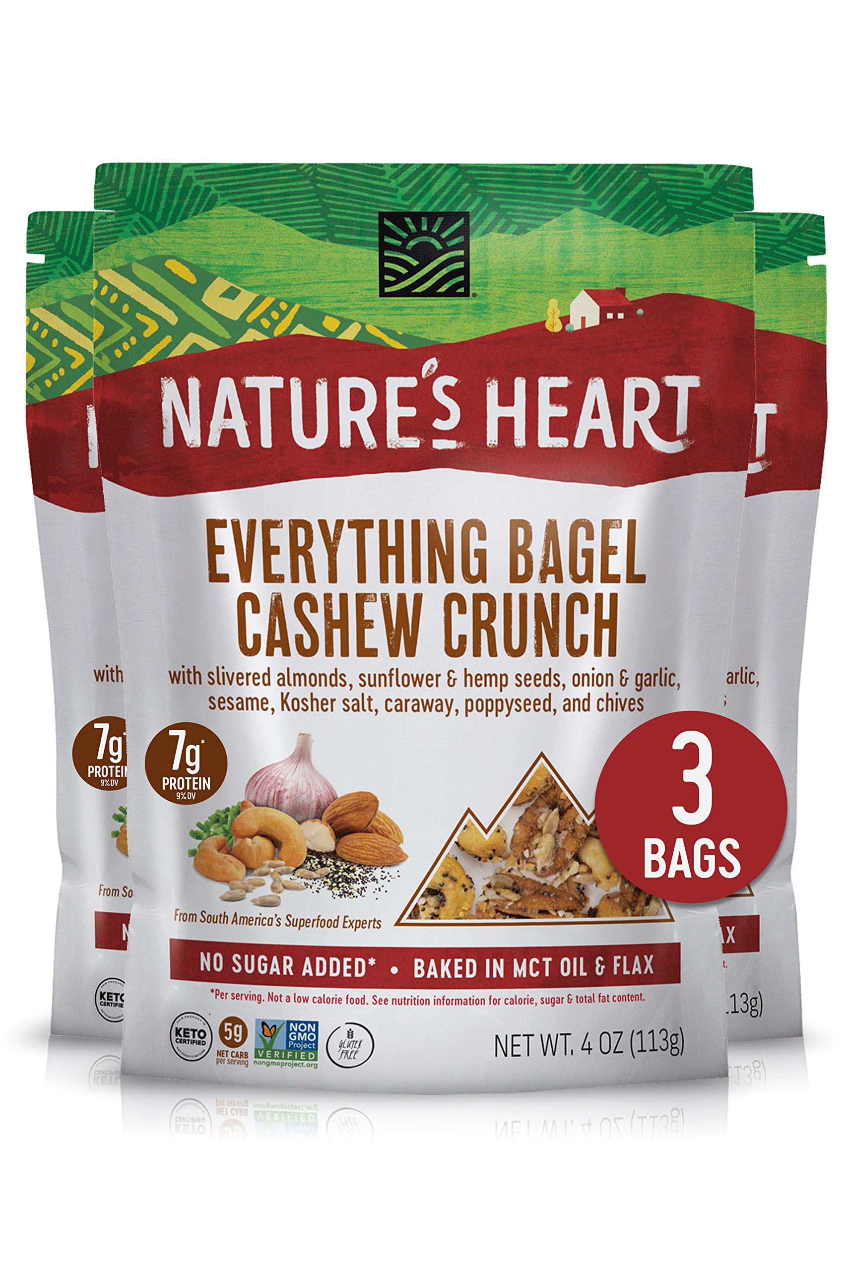 Nature’s Heart Healthy Mixed Nuts Snack Keto, Gluten Free, Vegan