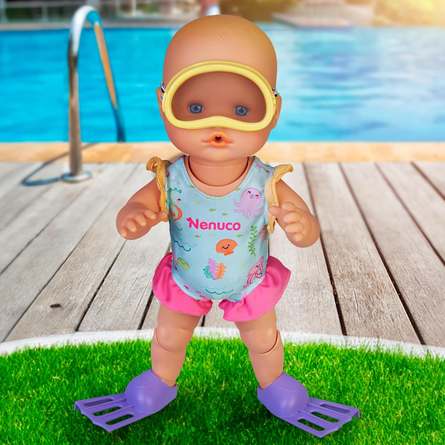 NENUCO Doll Figure Learn to Dive - Toy Figure NFN75000