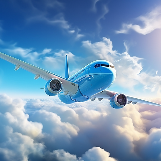 Real Airplane Flight Simulator Games: City Pilot Airplane Flying Adventure Game for Kids