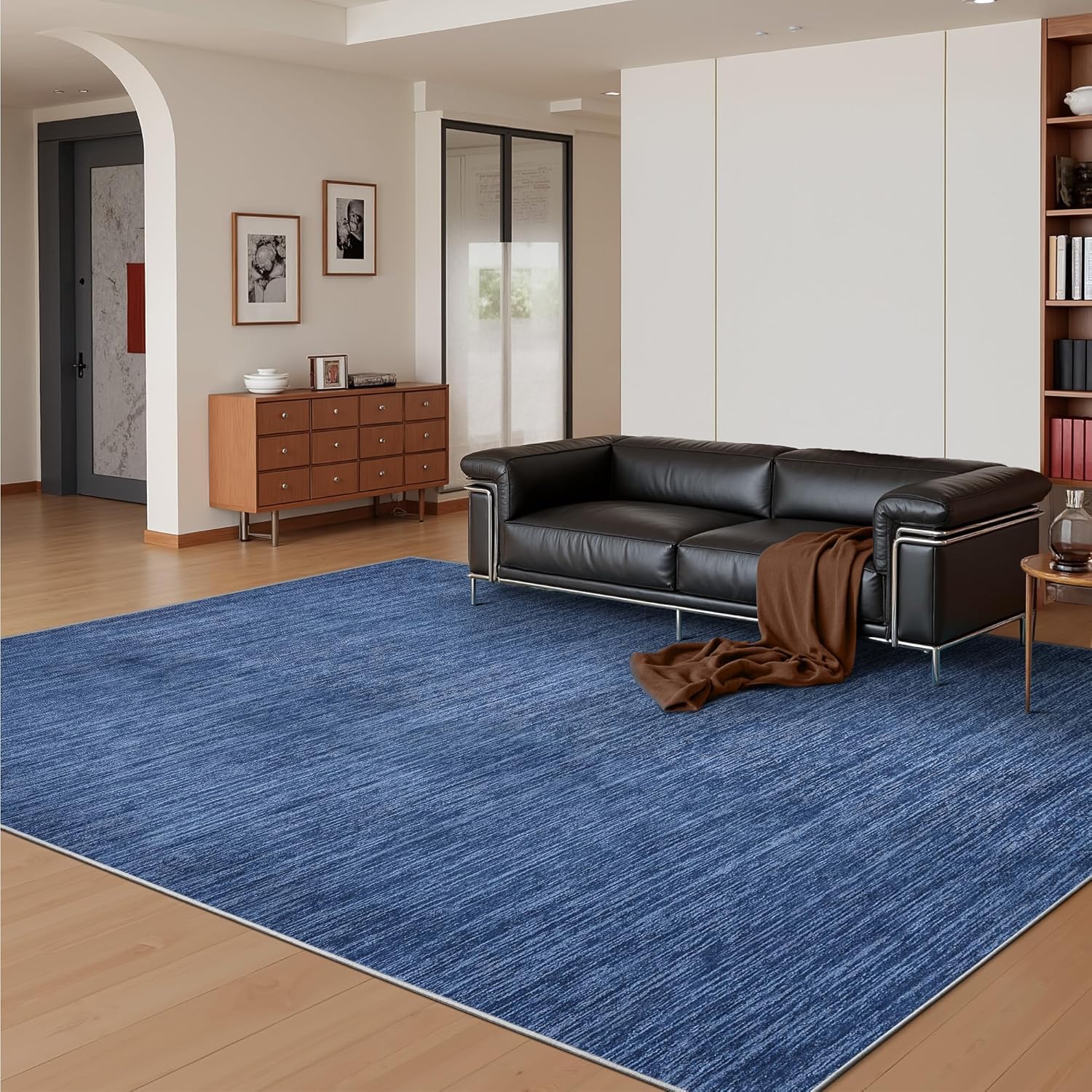 Tapis facile d'entretien et antidérapant grand salon 180x280