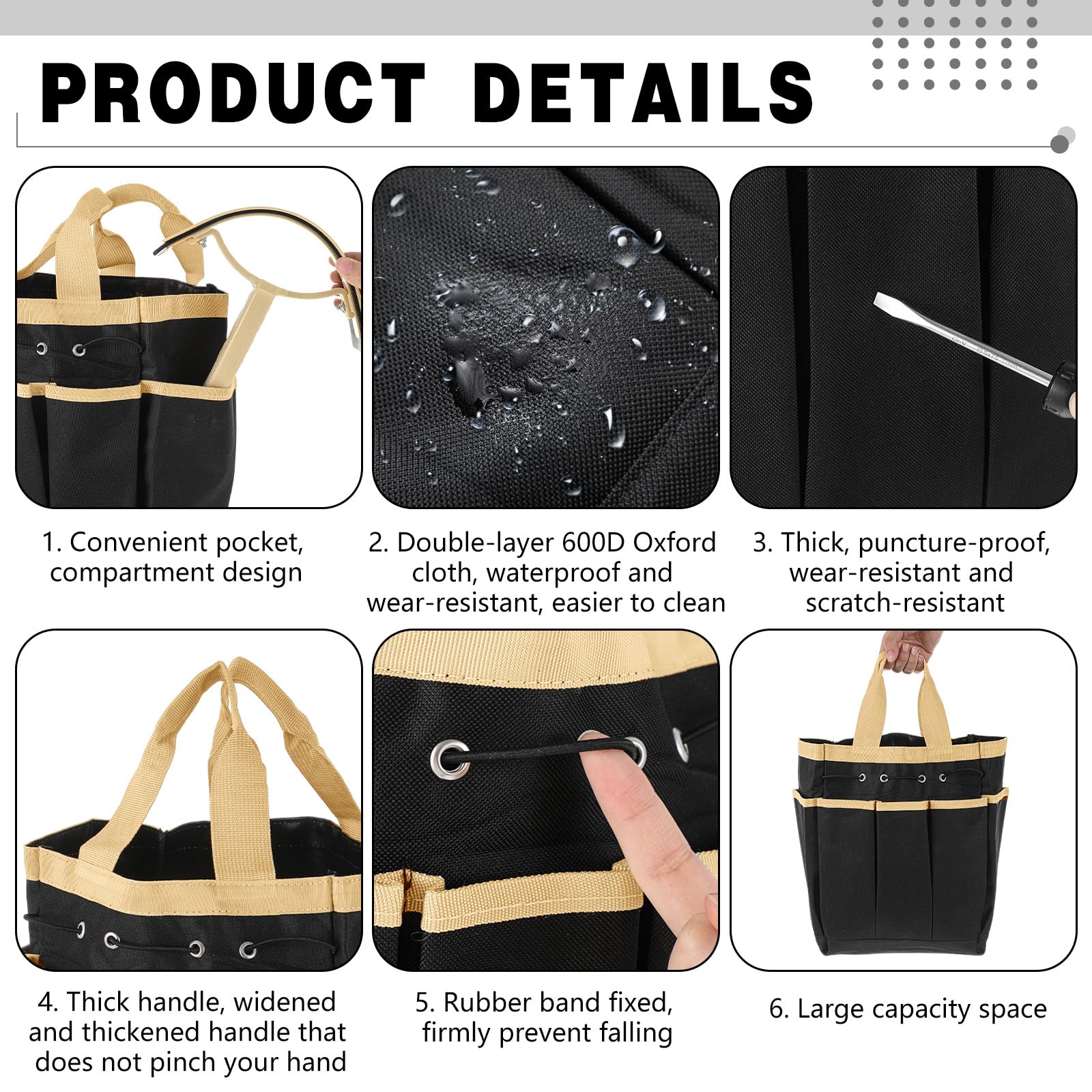 Abbylike Grooming Tote - Horse & Dog Grooming Bag -7