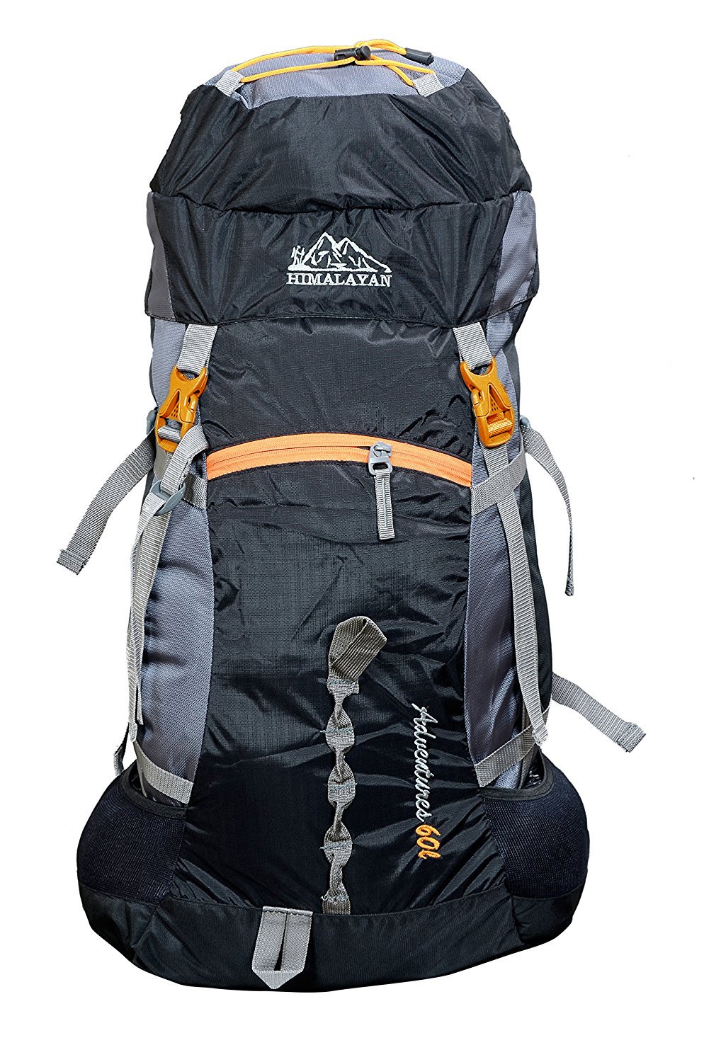 HIMALAYAN ADVENTURESWaterproof 60L Rucksack/Backpack with 2 Shoe Compartment for Touriest Trekking Travelling Hiking Camping Bag with Rain Cover