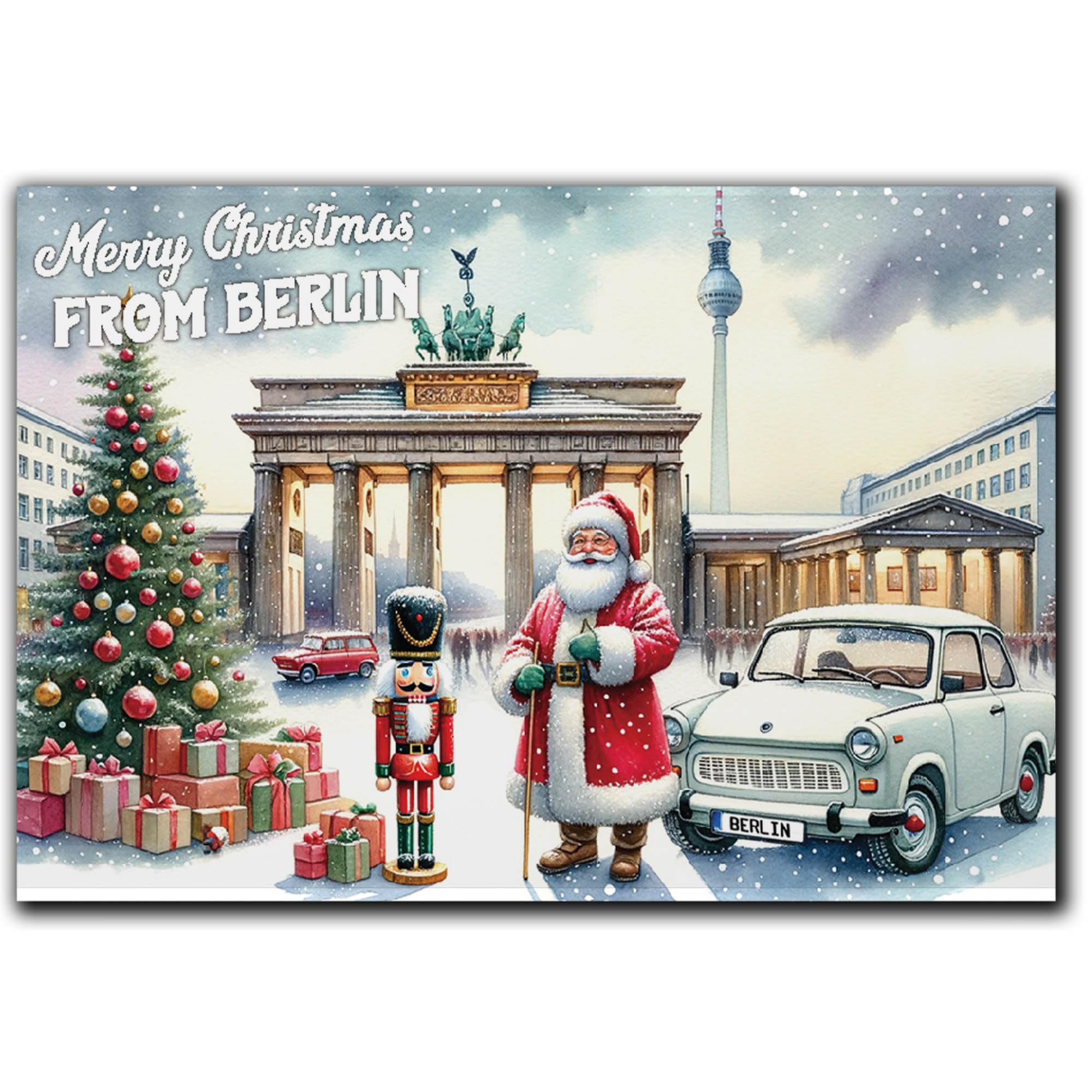 United1871 Berlin Souvenir Magnet for Fridge and Metal Surfaces, Keepsake and Berlin Gift, Germany Decoration