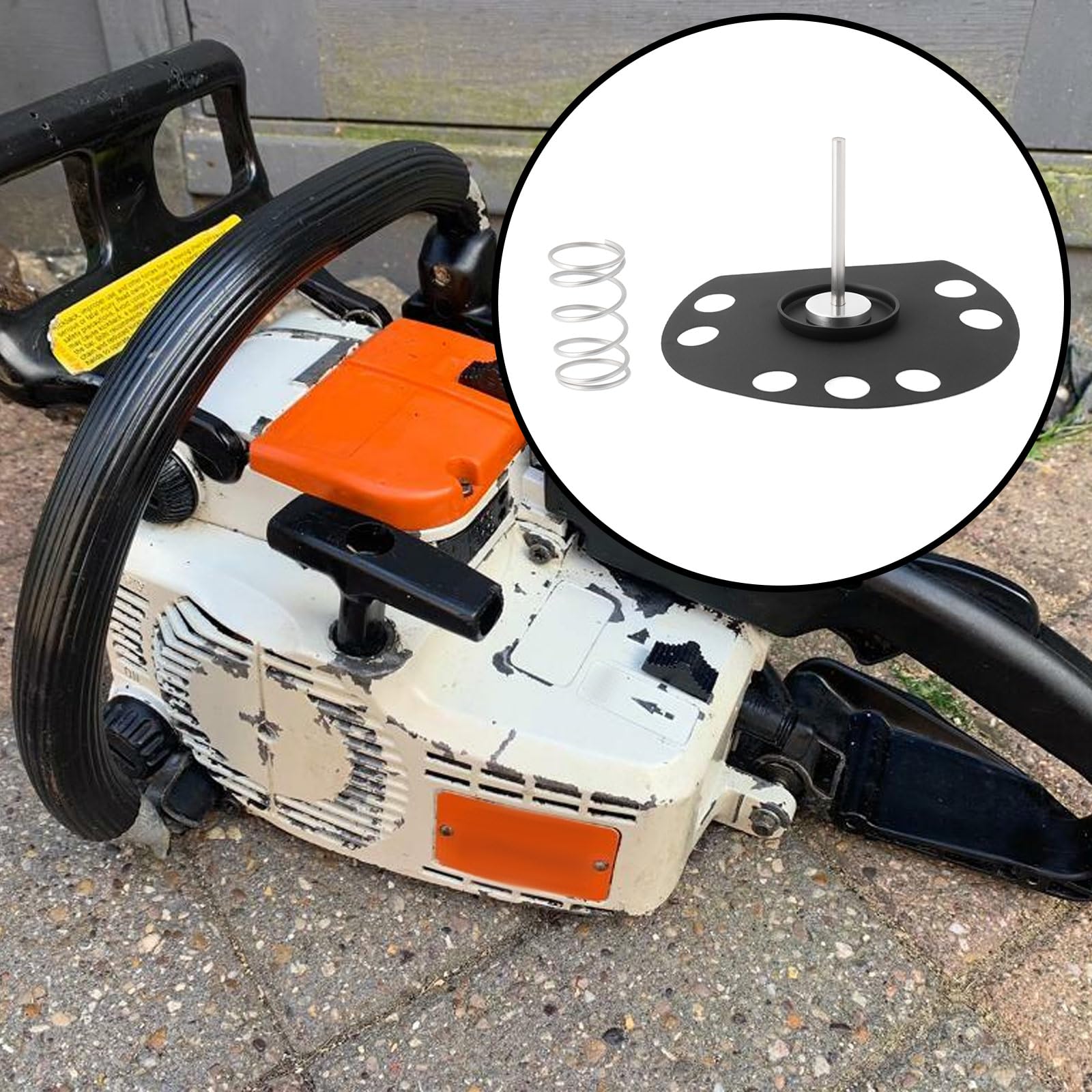 Tłok membranowy pompy olejowej ze sprężyną 1120 649 3100 0000 997 0610 kompatybilny ze Stihl 009 010 011 012