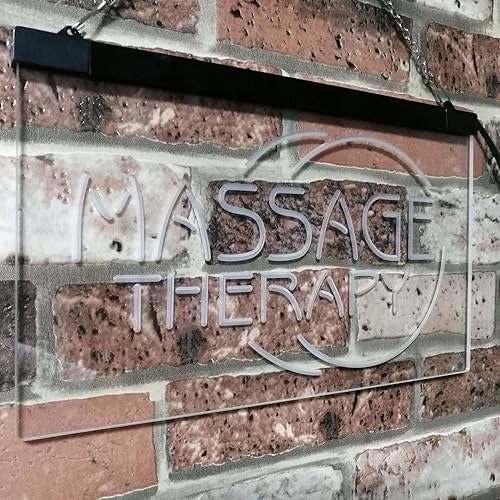 Miniatura 3 de Muestra de neón LED de doble color para terapia de masaje, rojo y azul, 16 "x 12" st6s43-i0315-rb