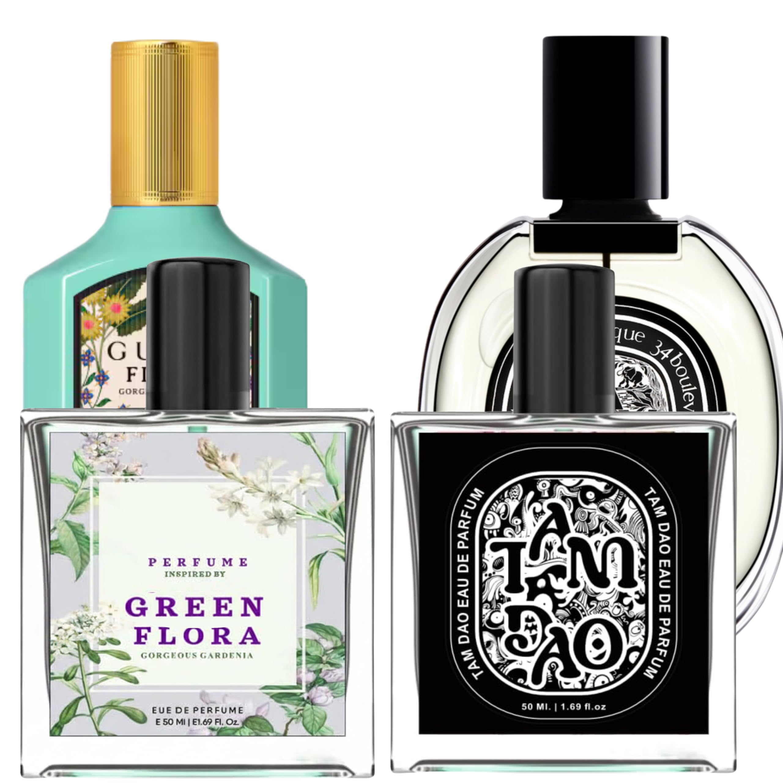 WONJU Premium Unisex Fragrance Combo featuring Green Flora Gorgeous Gardenia and Tam Dao Inspired Perfume, Long Wear Eau De Parfum Set for Women and Men-image-42