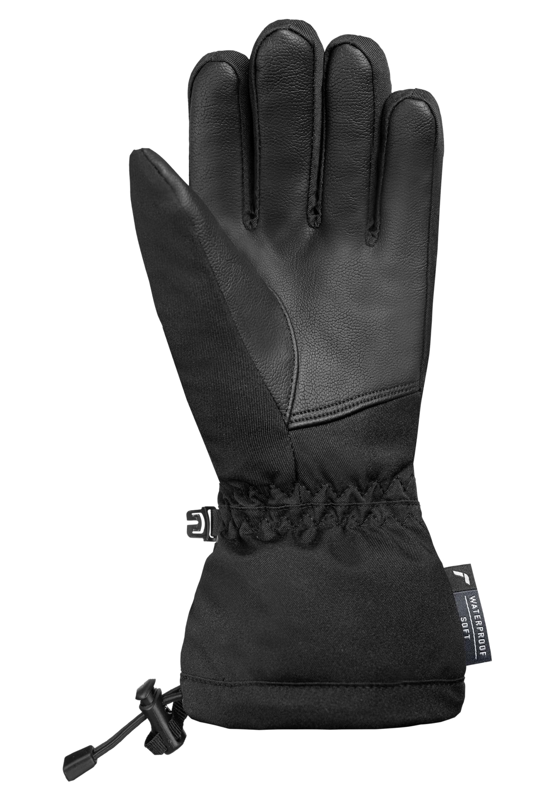 Reusch Andrea R-TEX XT Rękawice narciarskie dla dzieci i młodzieży – ciepłe, wodoodporne rękawiczki zimowe z funkcją softshell i ekranu dotykowego – z paskiem na nadgarstek – do jazdy na nartach i na