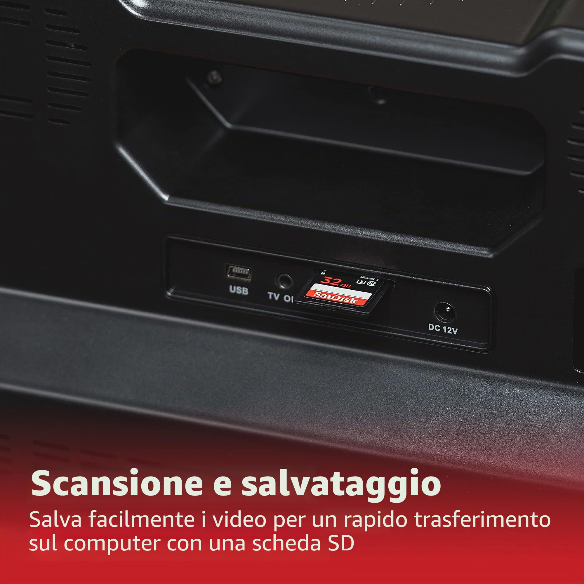 Magnasonic Super 8/8mm Film Scanner, converte la pellicola in video digitale, schermo vibrante da 2,3", digitalizza e visualizza 3", 5" e 7" Super 8/8mm (FS81)