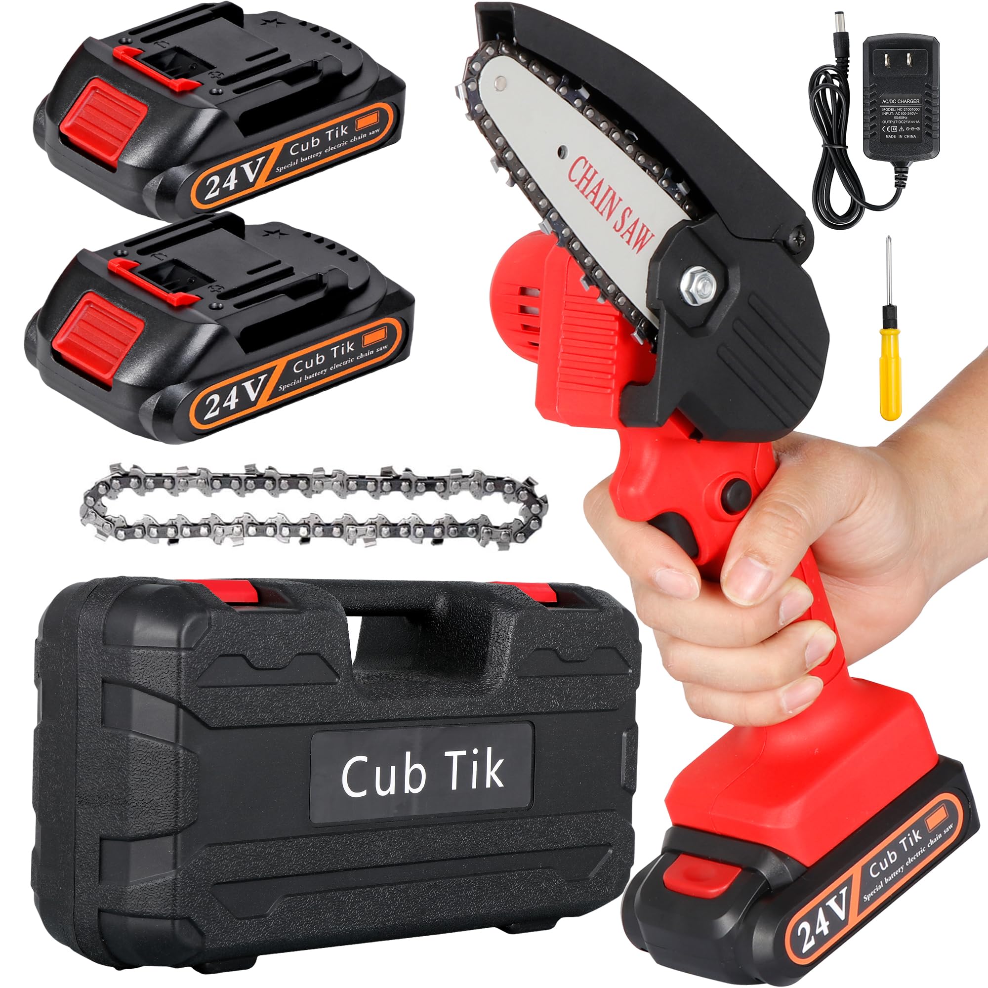 Mini Chainsaw Cordless 4 Inch