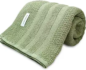 Toalha De Banho Buddemeyer Vanilla Extra Soft 100% Algodão Alta absorção Macia Grande 70 x 135cm (Verde 1171)