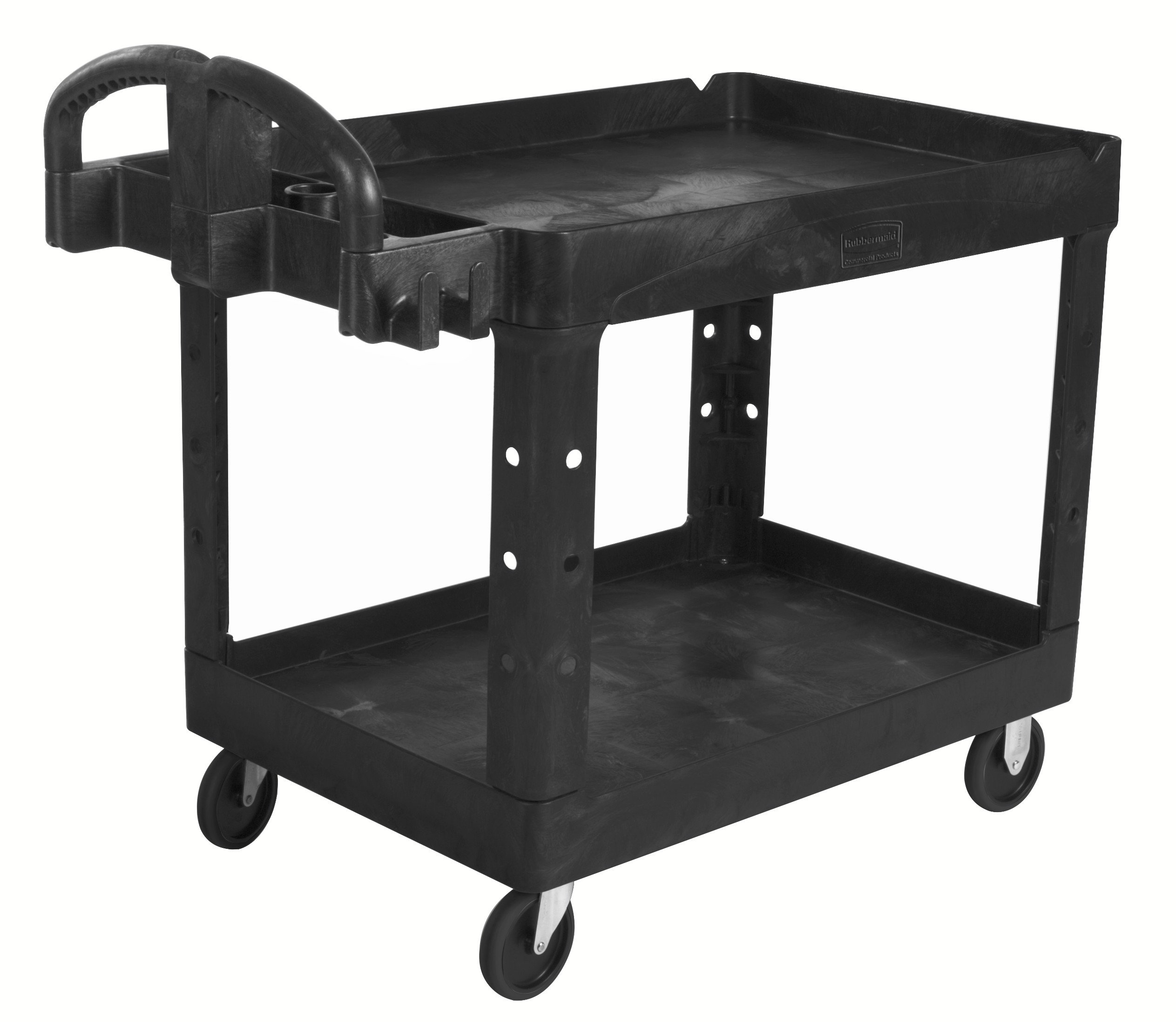 Rubbermaid Commercial Executive Series HeavyDuty 2Shelf Utility Cart