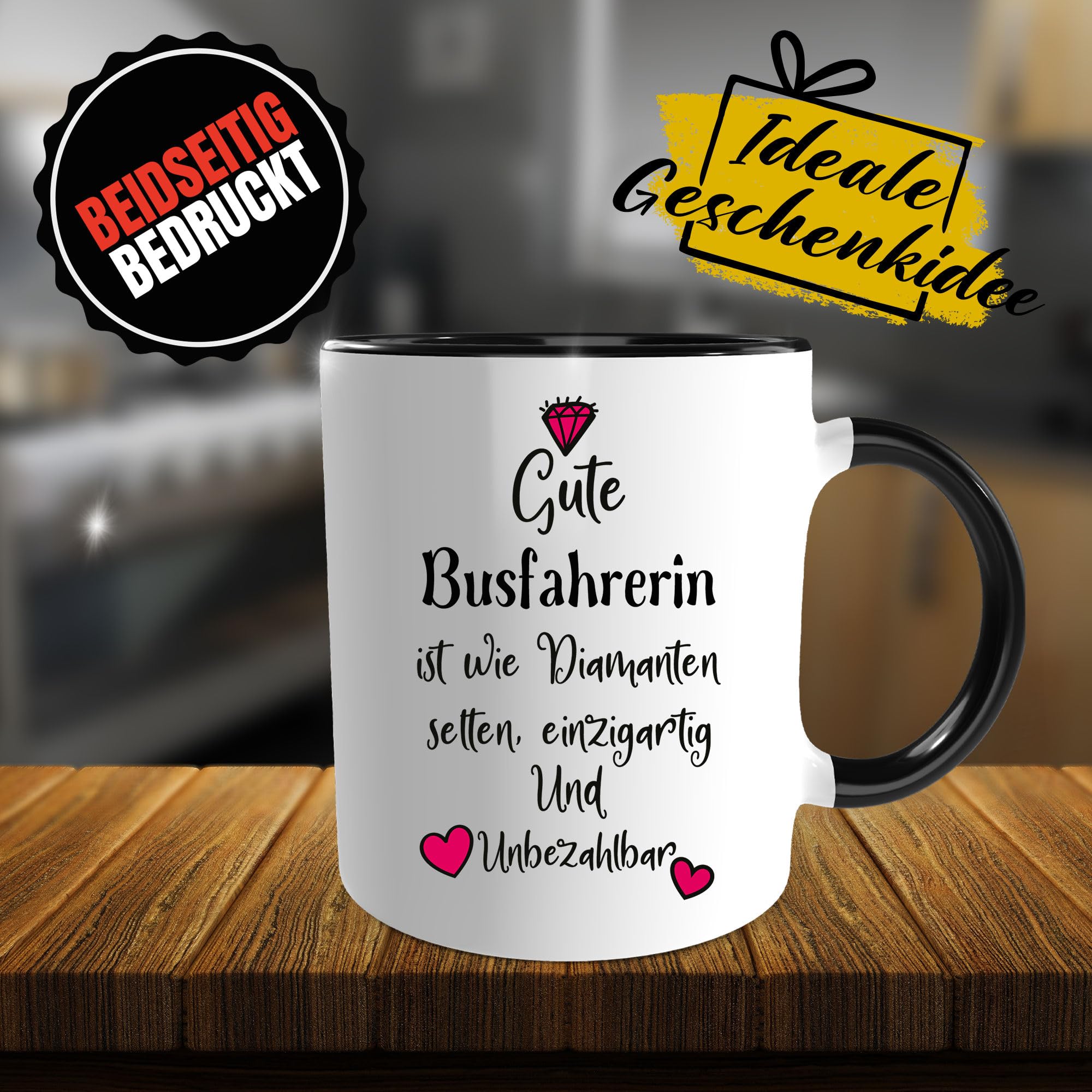Busfahrerin Tasse – Lustiger Spruch – Geschenkidee für Busfahrerin – Geschenk für Kolleginnen und Freunde