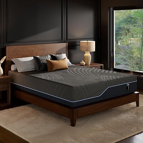 Miniatura 8 de Colchón firme tamaño King de 14 pulgadas en una caja, colchón King de espuma viscoelástica de cobre con funda de enfriamiento de grafeno, cama firme