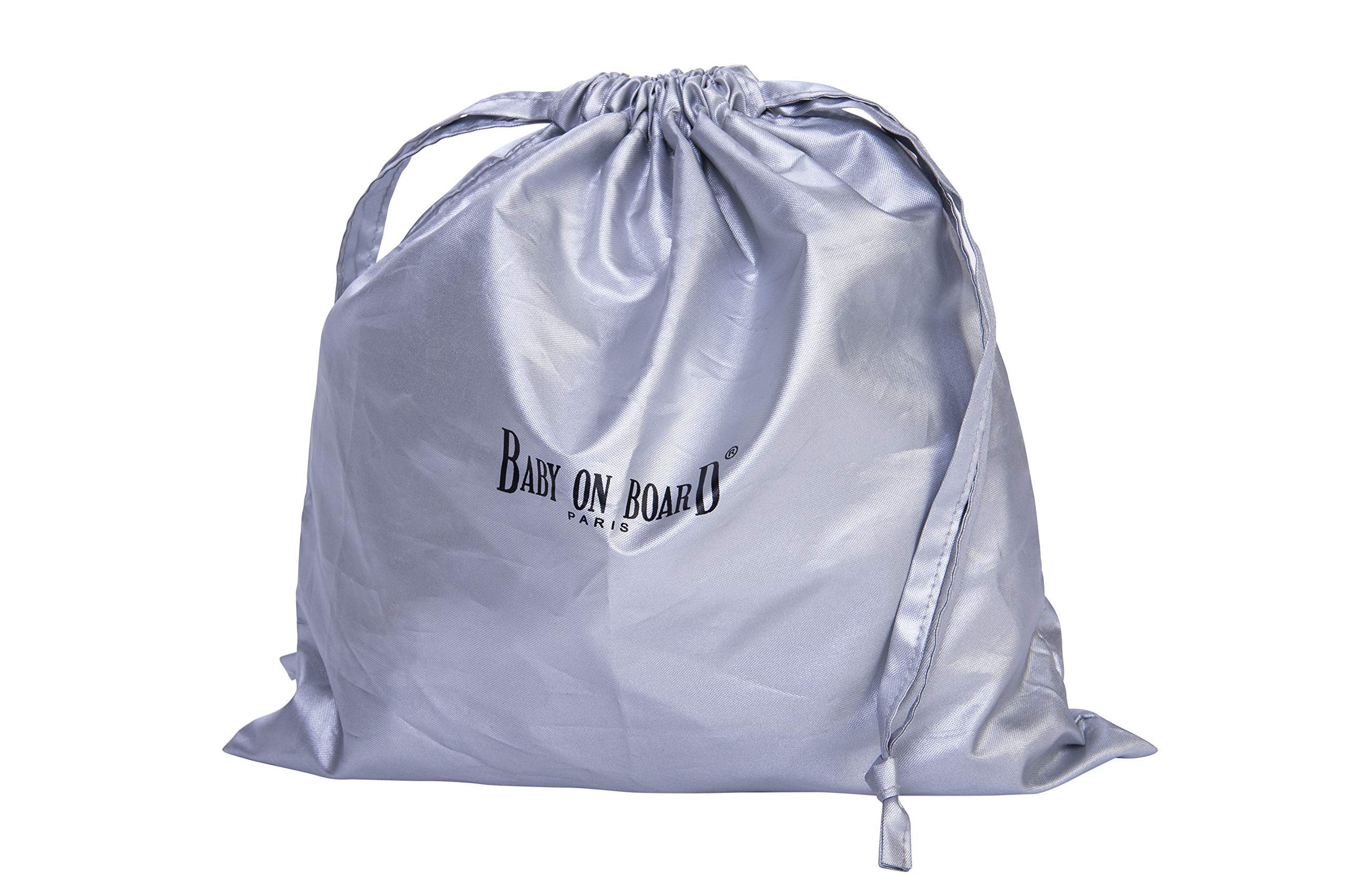 Sac à langer Baby On Board - Urban Grey (Gris) avec Compartiments Multiples et Tapis à Langer Inclus