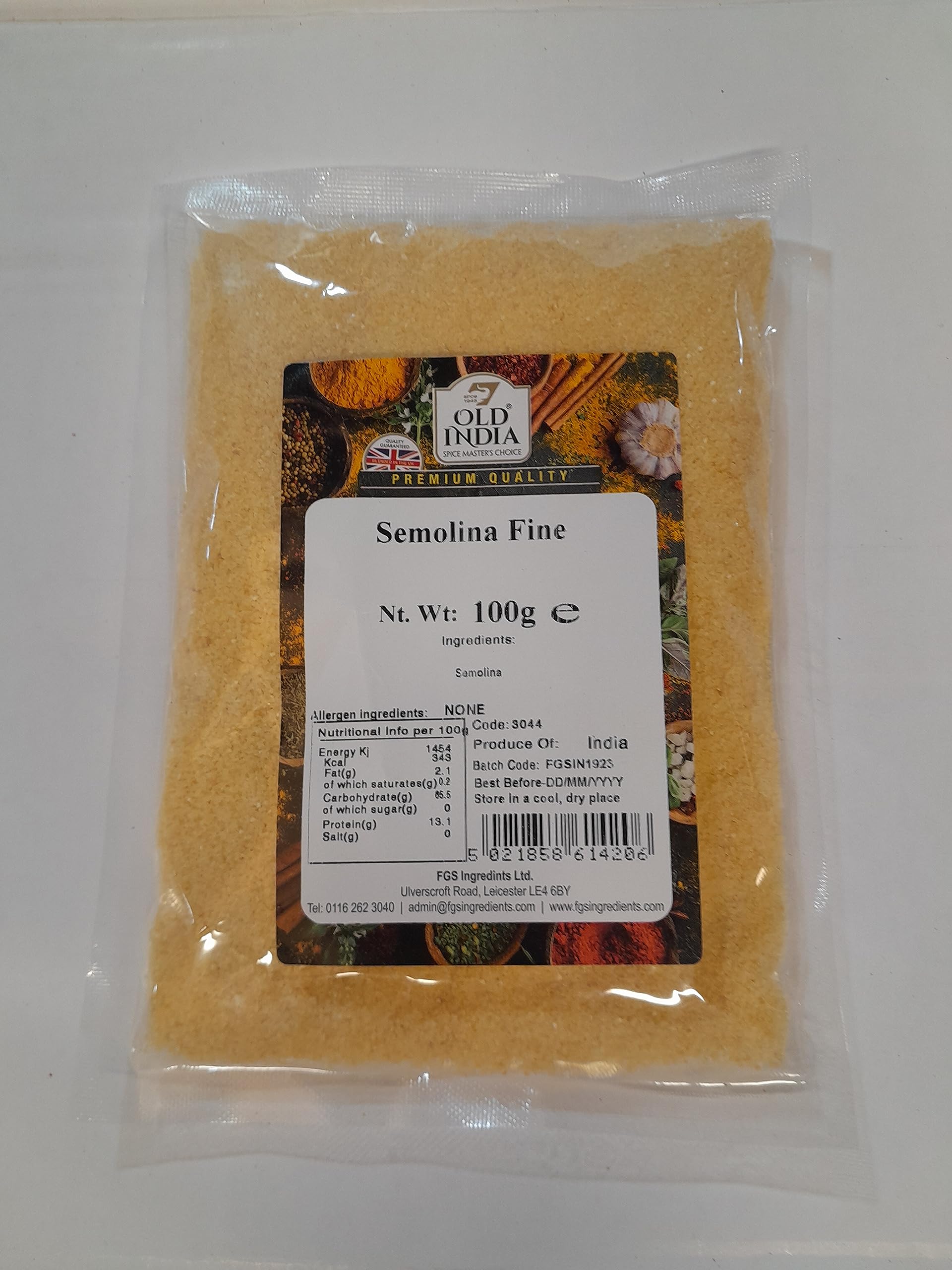 Old India Semolina Fine 100g
