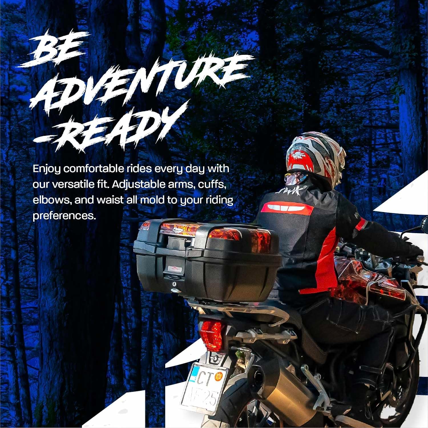 HWK Mesh Motorcycle Jacket Riding Air Motorbike Jacket Biker CE Armored Breathable - Image 5