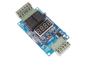 NOYITO 30-Step Programmable Time Relay Control Board Multi-Segment Setting ON Off Switch Multi-Group Timing 2-Channel Control Board 12V