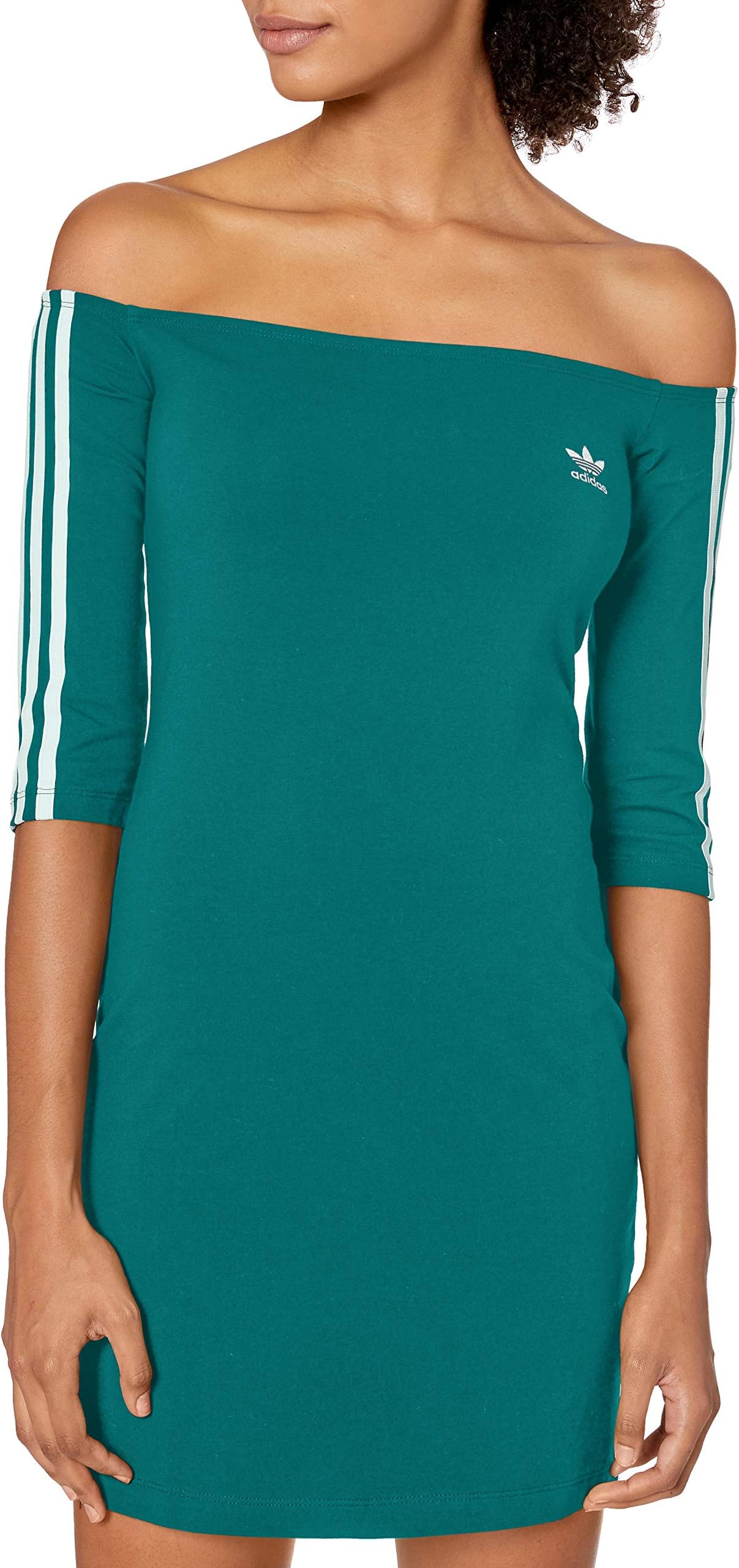 olive green adidas dress