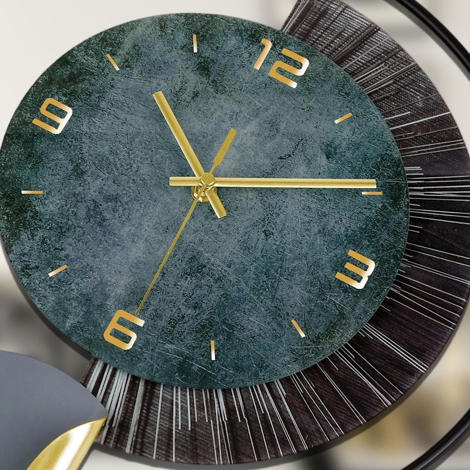 SIN&MI Large Wall Clocks for Living Room,Silent Non-Ticking Quartz Battery Operated,Modern Decorative Wall Clock for Kitchen Bathroom Bedroom Home Wall Decor,14.5x28.3inch