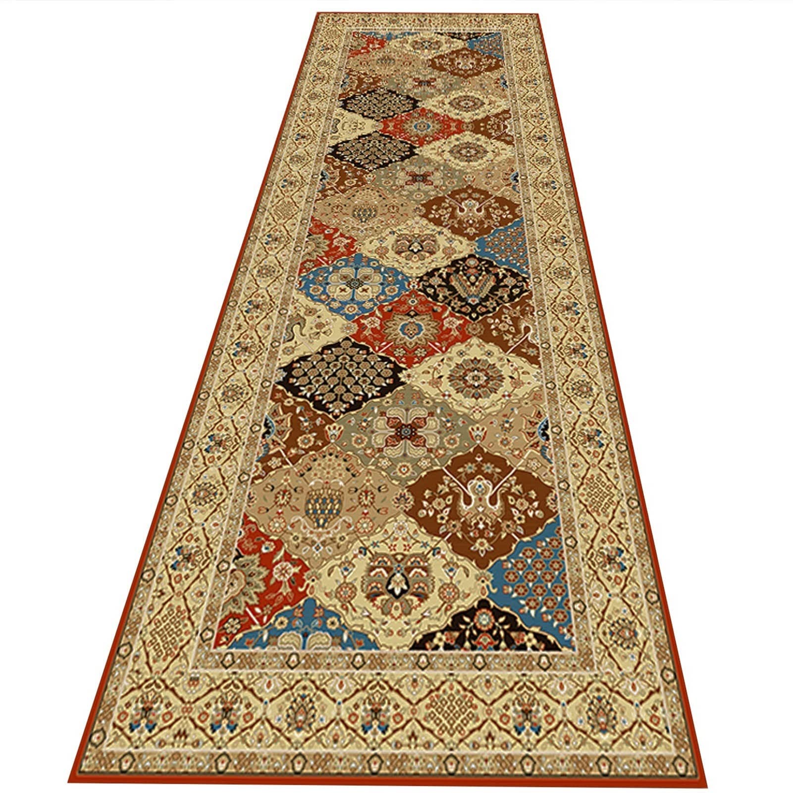 Yjrbz Classic Narrow Runner Rug For Hallway, 100Cm 1.5M 2M 250Cm 300Cm 4M 5M 6M Carpet Runner For Kitchen Hall Stairs Entrance Corridor Passage Area Rugs (Size : 60X350cm/2Ftx11.5ft)
