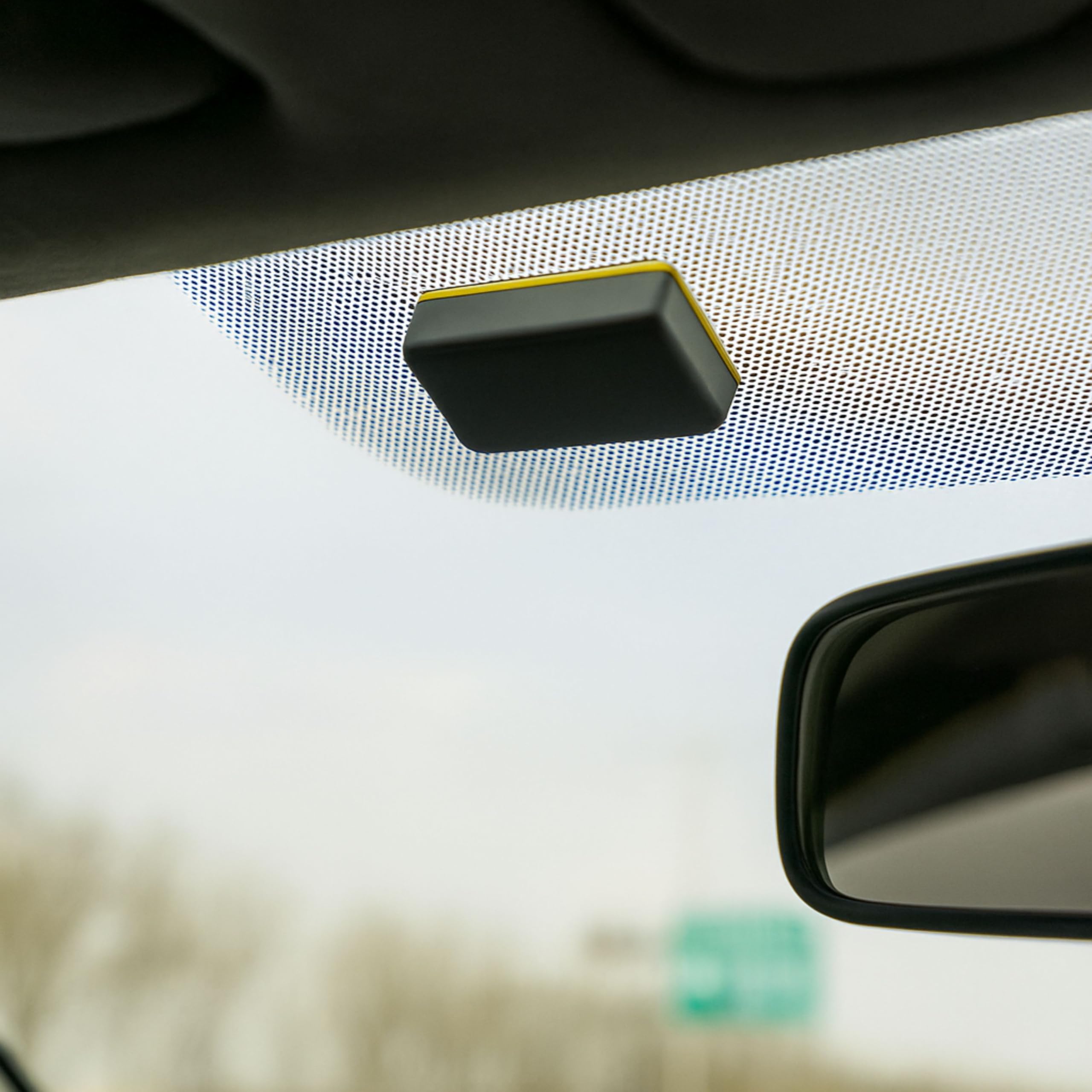 Przezroczysty uchwyt na rzep, 2 pary, kompatybilny z kasami Telepass, 49 x 18 mm, dwustronna podkładka samoprzylepna z rzepem, uchwyt na licznik opłat drogowych, uchwyt na tarczę zegarową, rzepy
