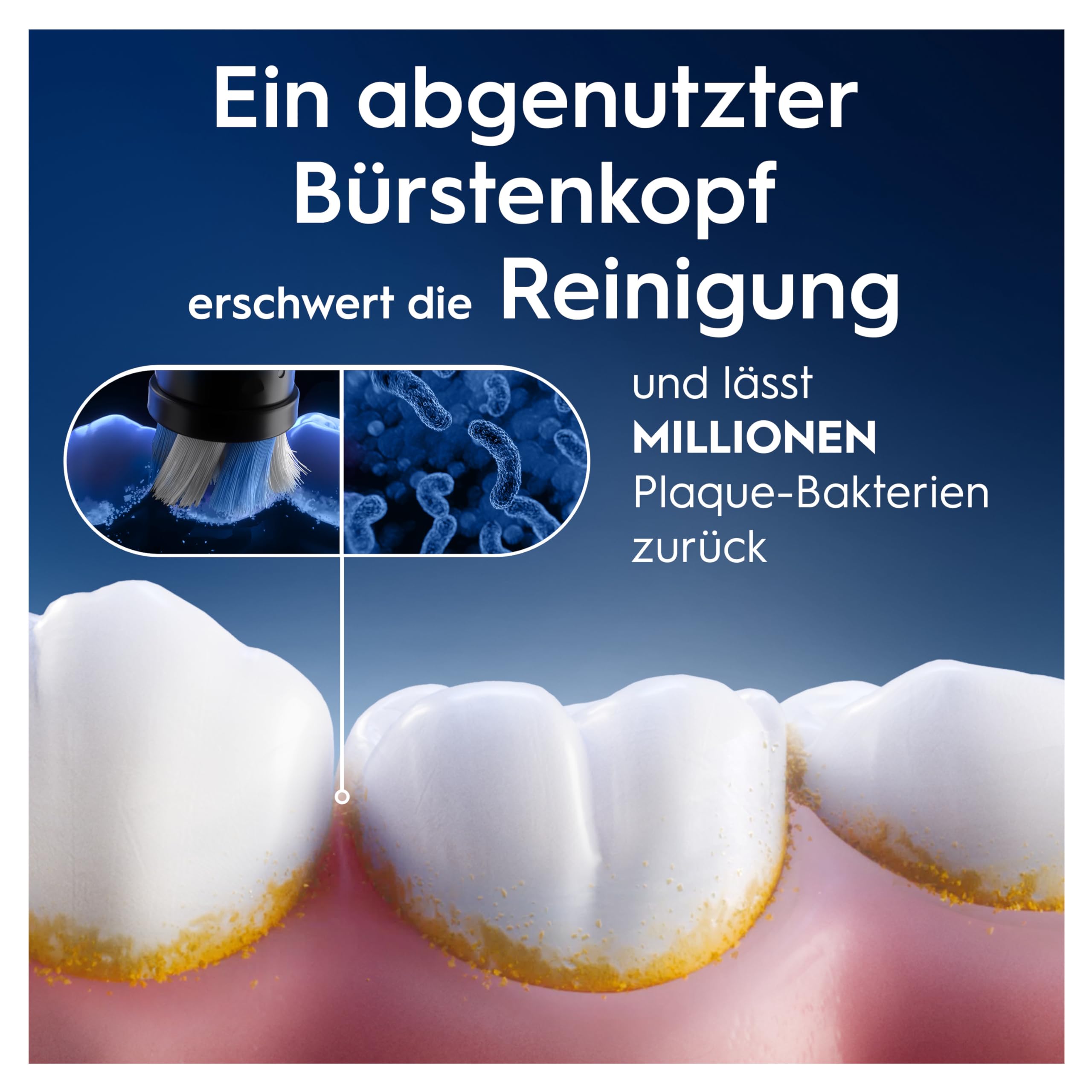 Oral-B iO Aufsteckbürsten Ultimative Reinigung, Schwarz, 8 Stück | Original Zahnbürstenaufsatz für Elektrische Zahnbürste, Zahnbürstenköpfe für Tiefenreinigung Und Plaqueentfernung