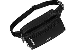 Anti-Theft Belt Bag - 9'x5' Securtex Fanny Pack Sling Crossbody Bag RFID...