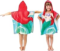 Vista 5 de Disney La Sirenita Ariel Toalla de Algodón con Capucha