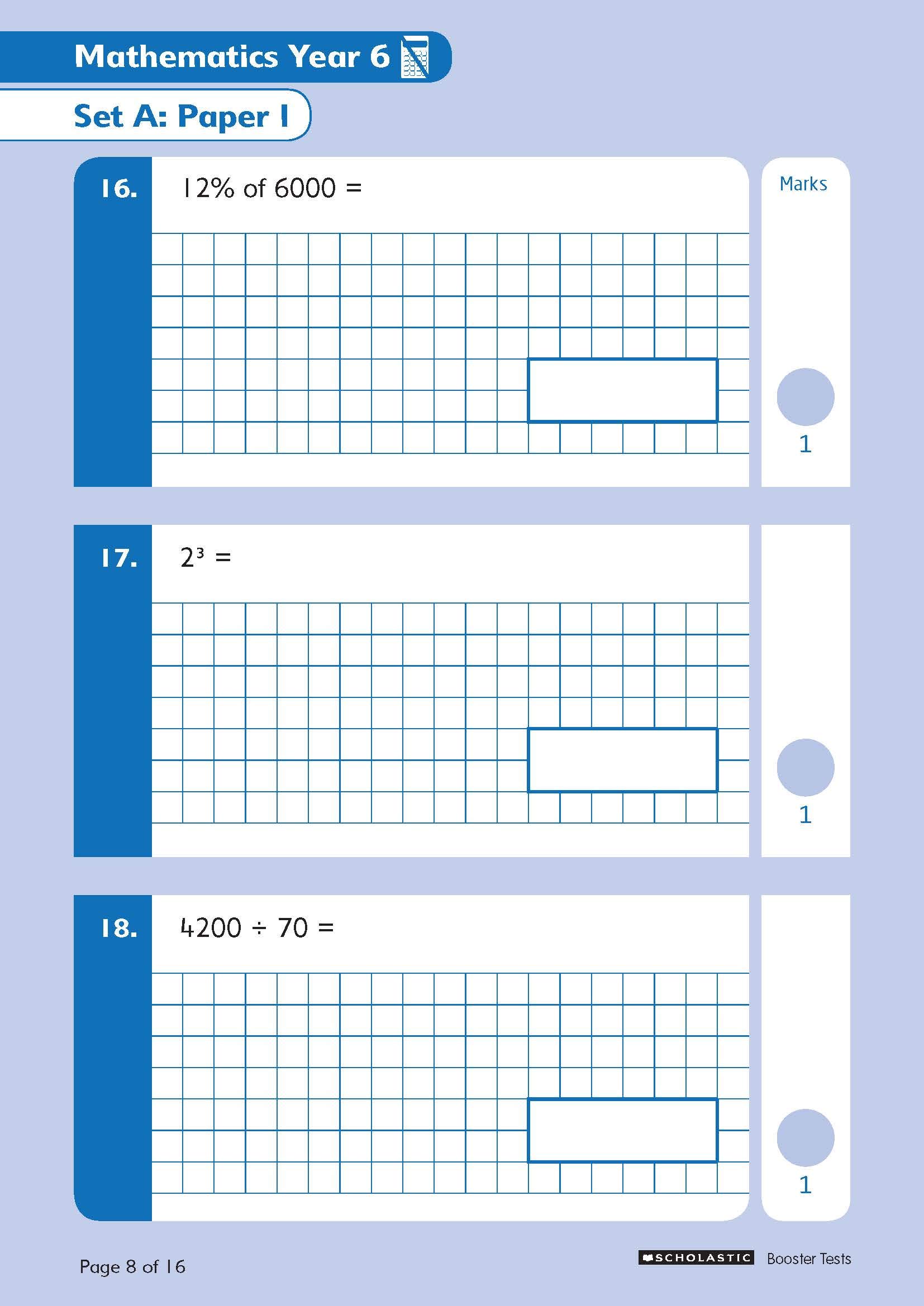 Maths Pack (Year 6) (National Curriculum SATs Booster Programme)