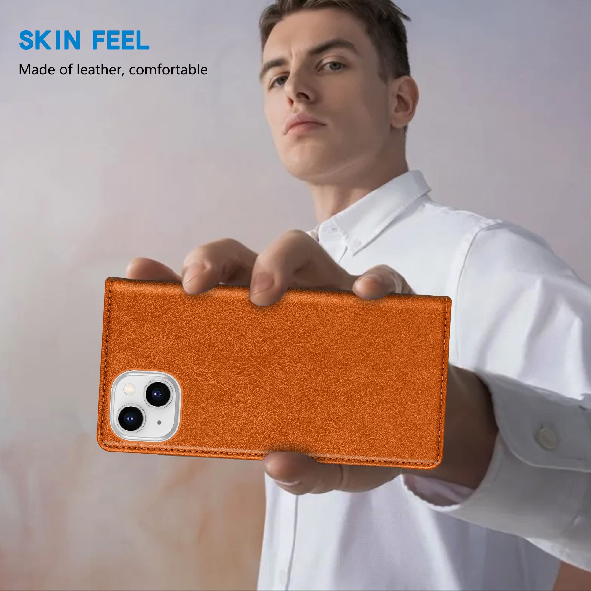 Amazon.com: ZZXX for iPhone 14 Wallet Case with [RFID Blocking