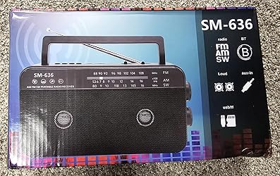 Amazon.com: SEMIER Portable AM FM Shortwave Radio with Bluetooth ...
