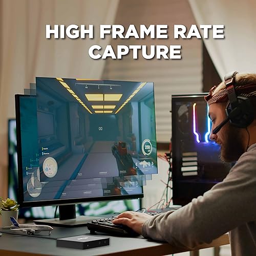 Miniatura 5 de Pengo 4K HDMI Grabber Pro, tarjeta de captura de video 4K30fps 1080p120fps, PassThrough 4K60 HDR 1440p FreeSync 1080p240fps, USB 3.0, tarjeta de