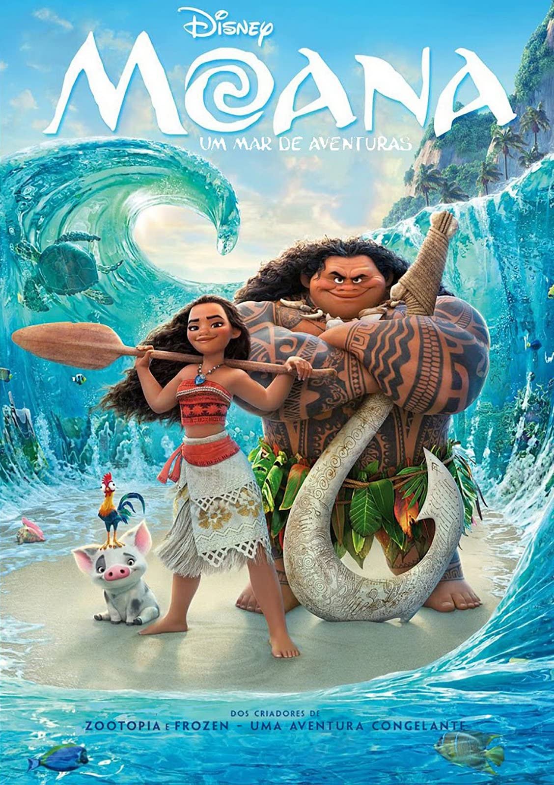 Moana M32696 A3 Poster on Photo Paper - Glossy Thick (16.5/11.7 inch)(42/30 cm) - Film Movie Posters Wall Decor Art Actress Actor Anime Auto Cinema Room Wall Decoration