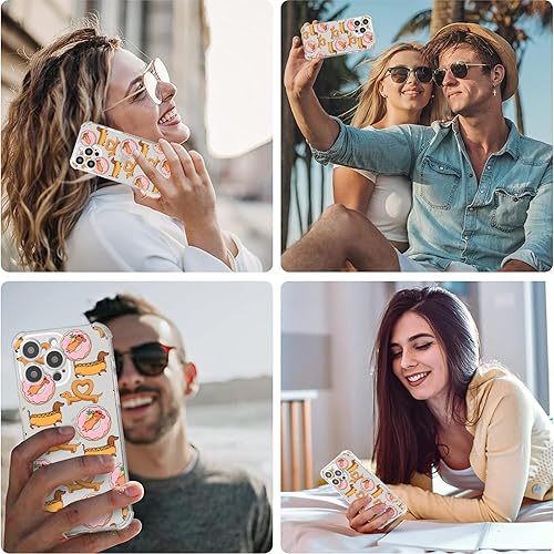 Vista 444 de Roemary Funda púrpura para iPhone 14 Pro Max con diseño de caballo azul, patrón de acuarela con protector de pantalla