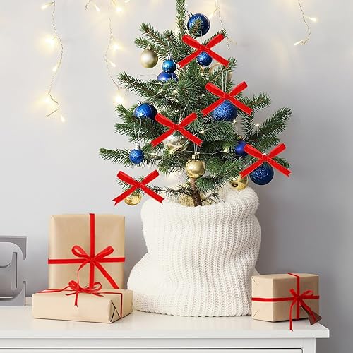 Miniatura 438 de Chuangdi 3/8 pulgadas, 60 yardas, cinta de terciopelo azul verde azulado de Navidad, cintas anchas de terciopelo vintage para adornos de árbol