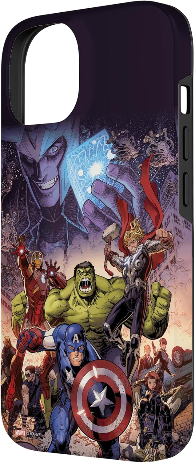 Marvel The Avengers Infinity Saga Comic Cover Case for iPhone 14