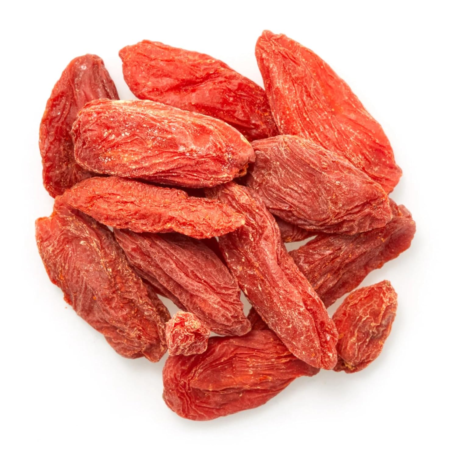 Elan Organic Dried Goji Berries, Sulphite-free, Non-GMO, Vegan, Gluten-Free, Kosher, Wolfberries, Healthy Snacks, Dried Fruit Snacks, Superfood, 8 pack of 4.9 oz