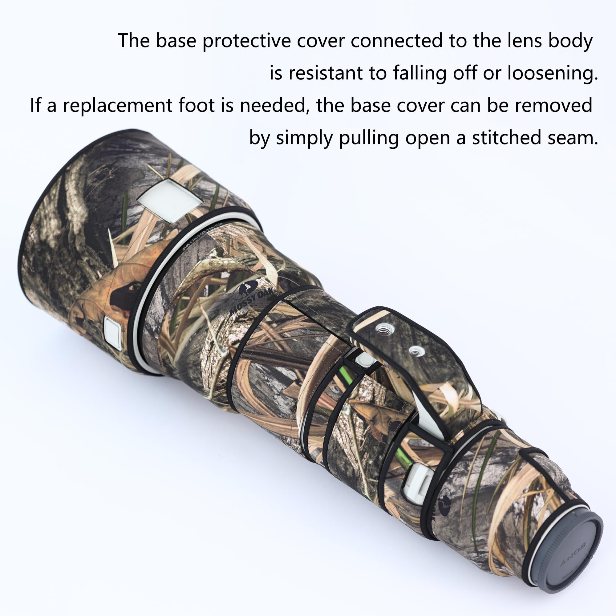 Rolanpro Objektivschutz für Sony FE 400-800 mm F6.3-8 G OSS Objektivschutz für Ihre Kameralinse, SEL400800G Regenschutz, Objektivschutzhülle, #49, Gras-Tarnmuster, wasserdicht