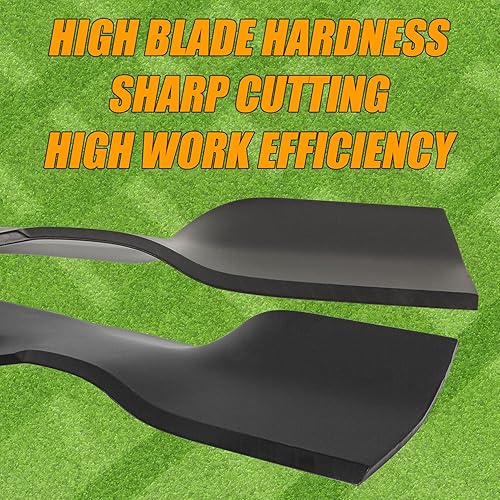 Miniatura 3 de RANSOTO Cuchillas de cortacésped de alta elevación compatibles con John Deere de 48 pulgadas, cortadora de césped EZtrak Giro Cero Reemplazar