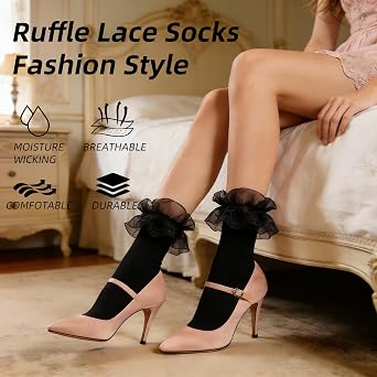 Ruffle Frilly Socks
