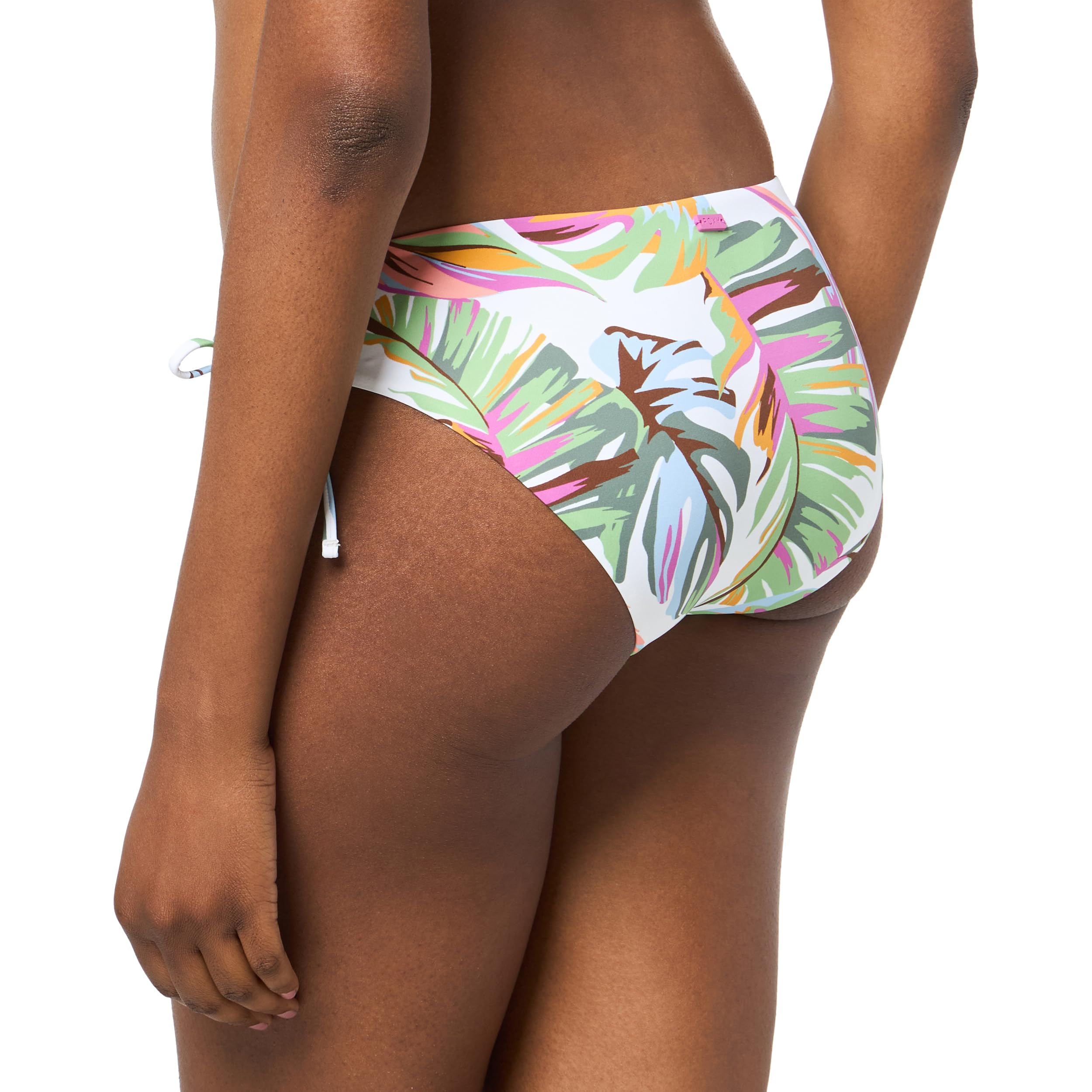 Roxy Bikini Bottoms – UPF 50+, Quick-Dry, Stretch Fabric, Side Tie Checky Swimsuit Bottoms Parte Inferior de Traje de baño para Mujer, Parte Inferior de Bikini para Mujer Mujer