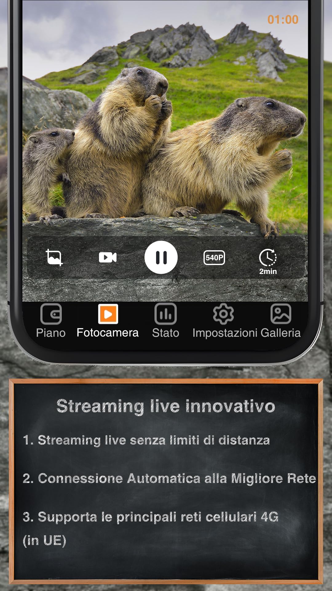 IZEEKER Fototrappola 4K 30fps 48MP Fotocamera Caccia Visione Notturna - Foto 6