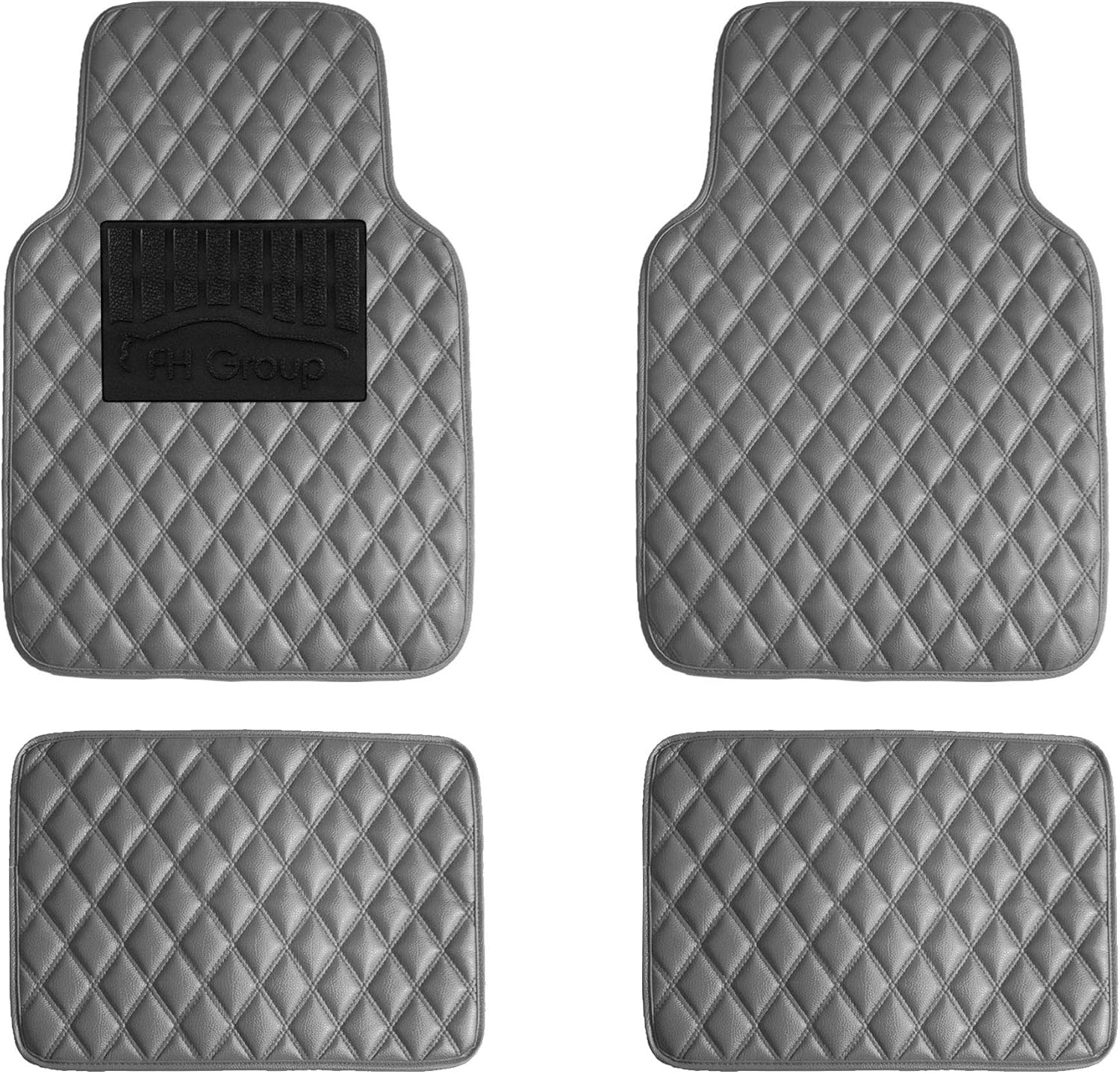 FH Group Floor Mats Faux Leather Floor Mats for Cars