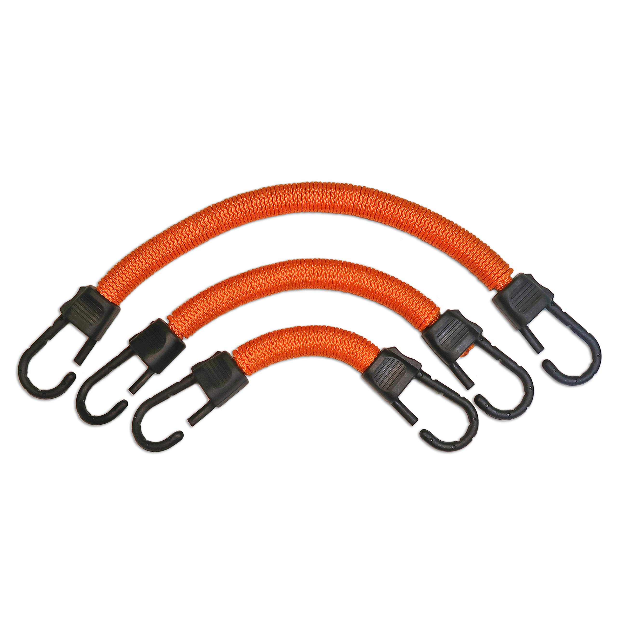 Buy Bungee Cords 3 Pack Includes 6 Inch that Stretches to 3ft 8 inch