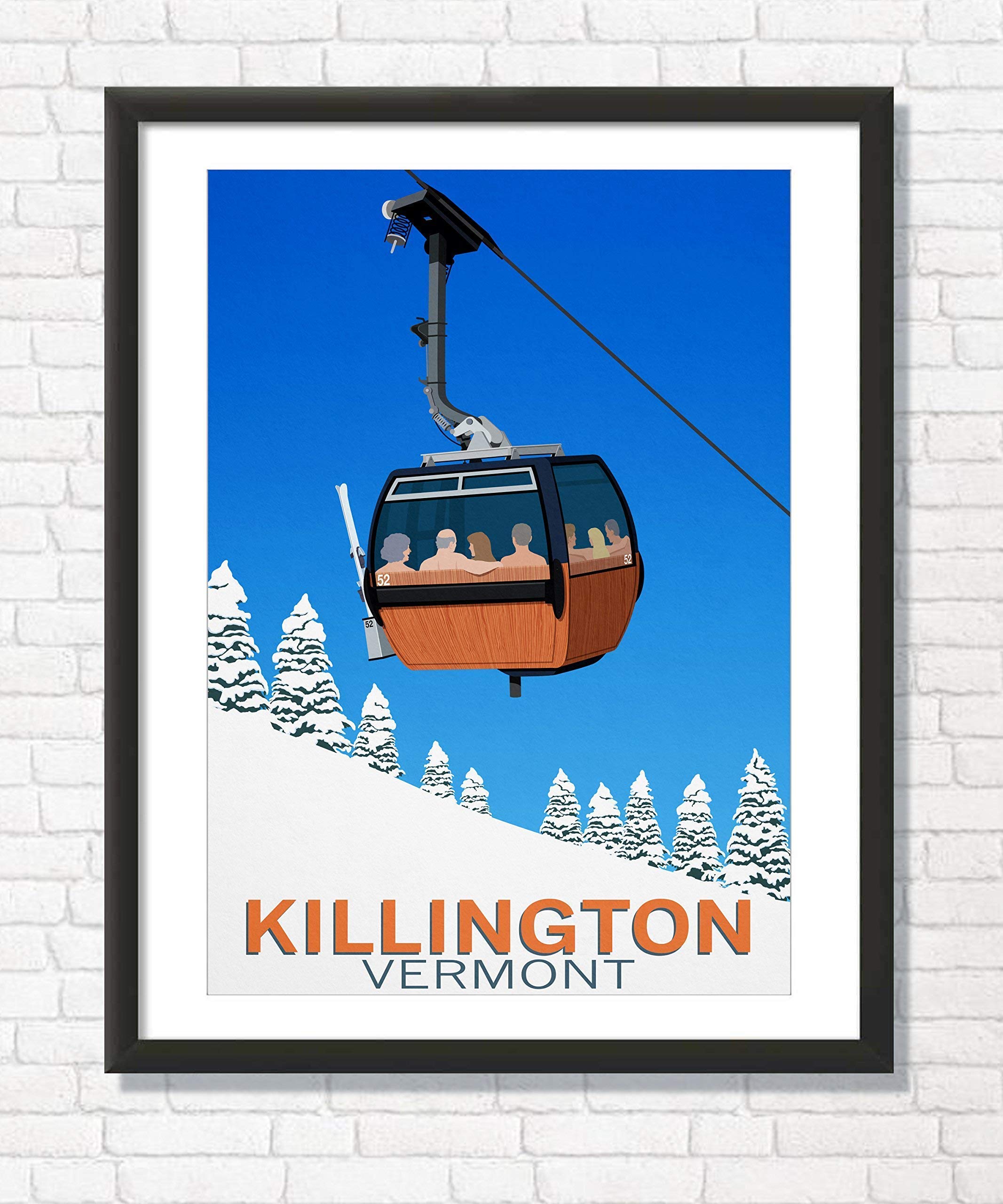Killington Ski Resort Hot Tub Gondola Poster