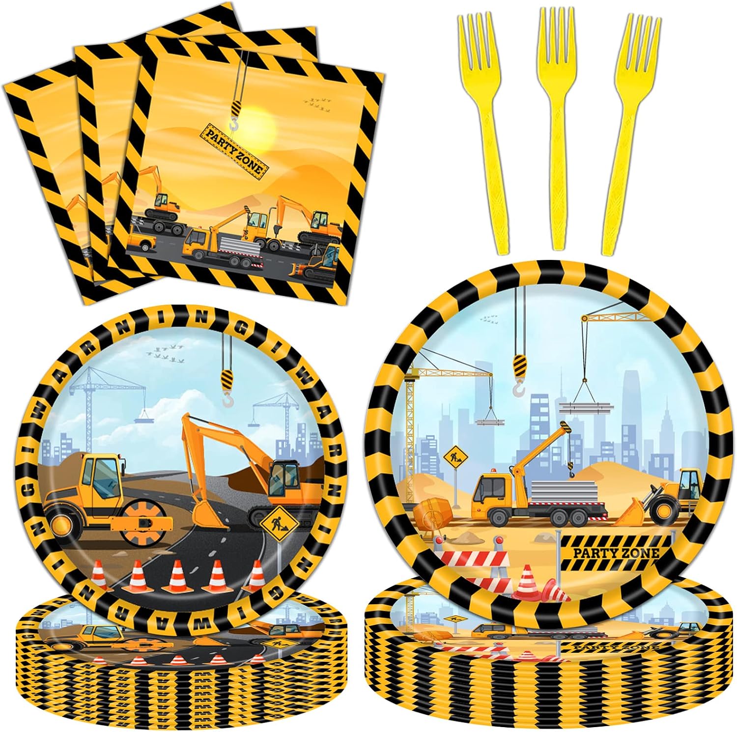 Vynpidu Construction Birthday Party Supplies Serves 24 — free download