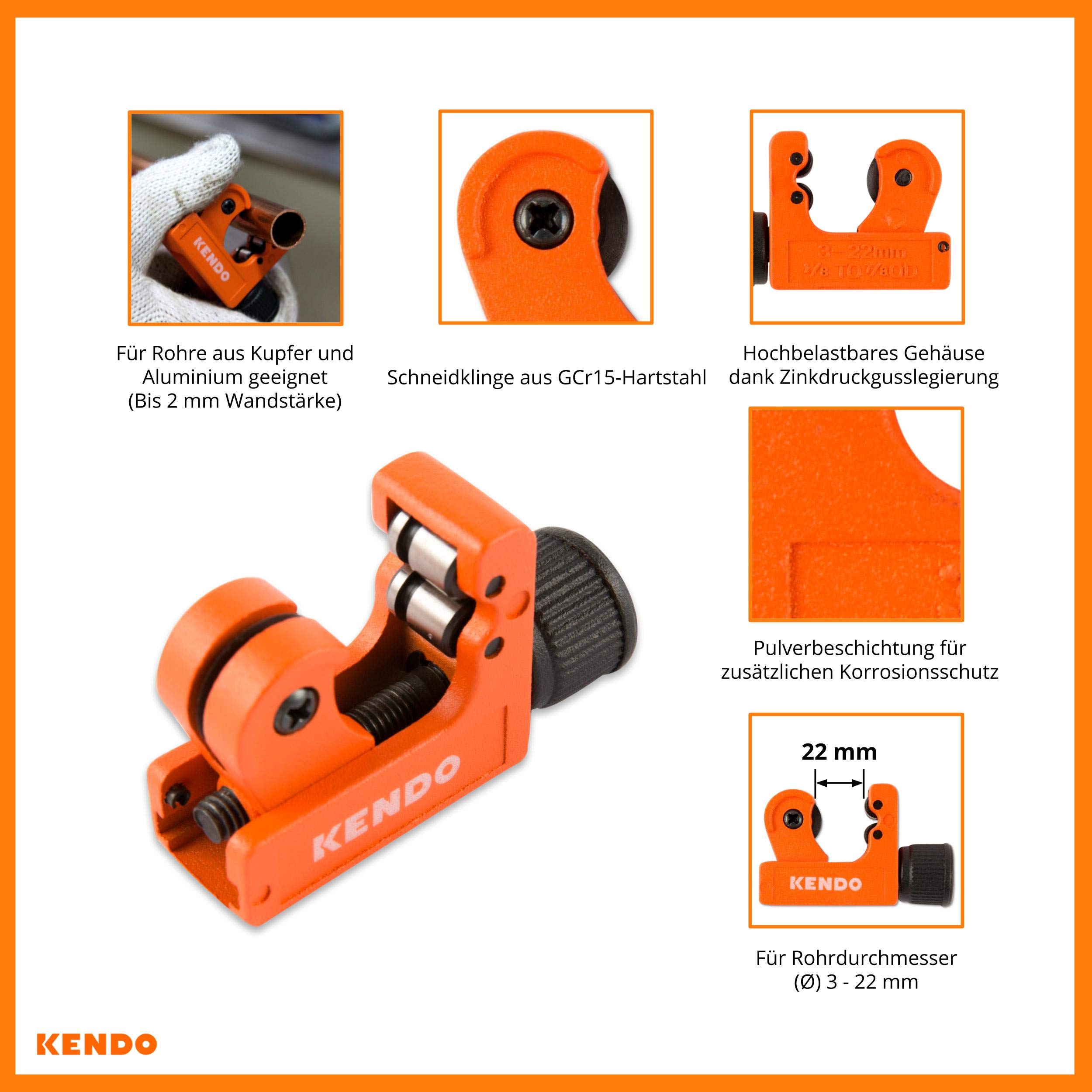 Rosso Mini Tagliatubi Da 3 A 22 Mm - Leroy Merlin - Foto 4