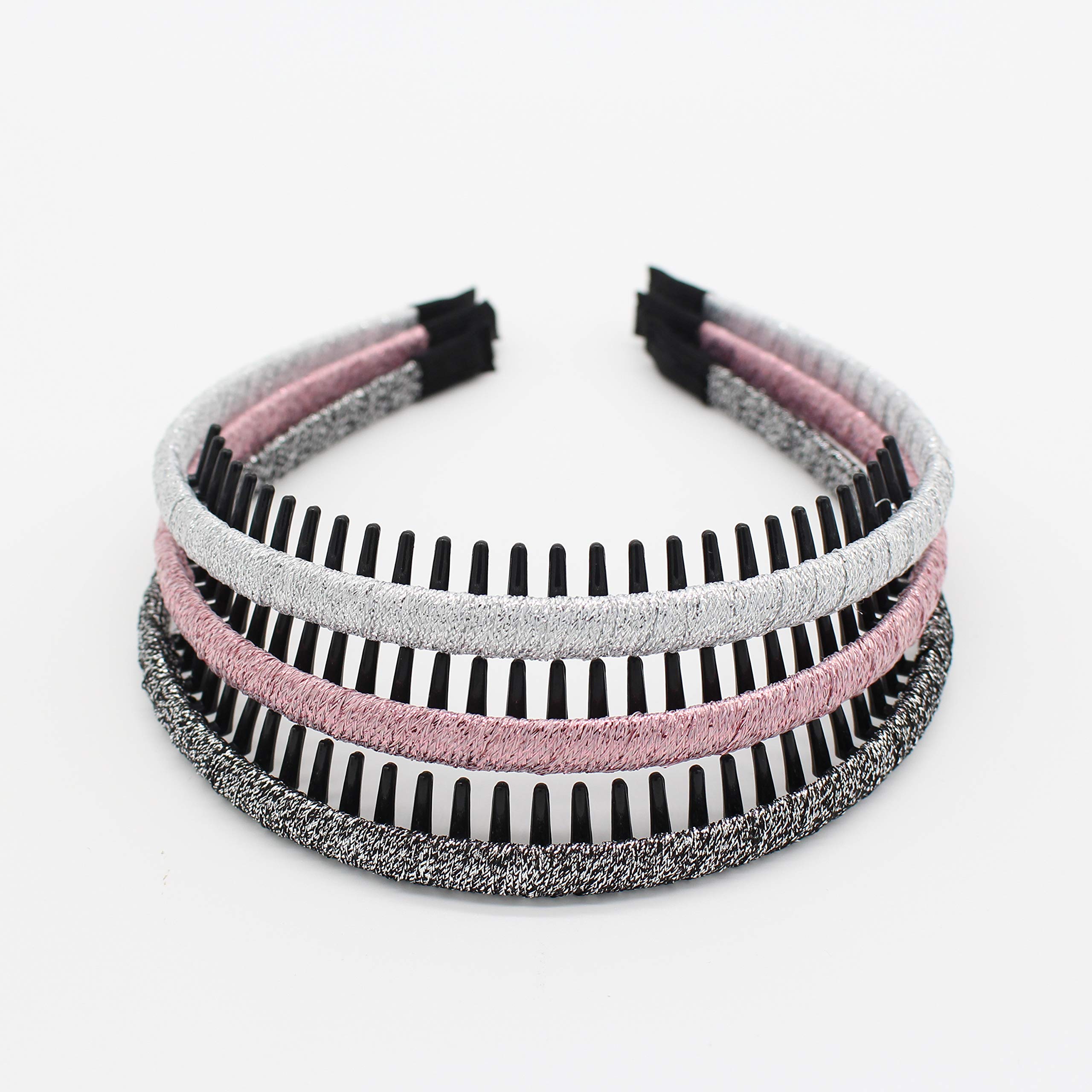 Amazon.com : JOBAND Multicolor Stylish Teeth Comb Hair Hoop  display picture 3
