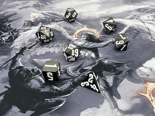 Miniatura 7 de Creation Abomination War in Heaven Stitched 24 x 14 pulgadas MTG Playmat - Compatible con Magic The Gathering Playmat - Play MTG tapete de juego -