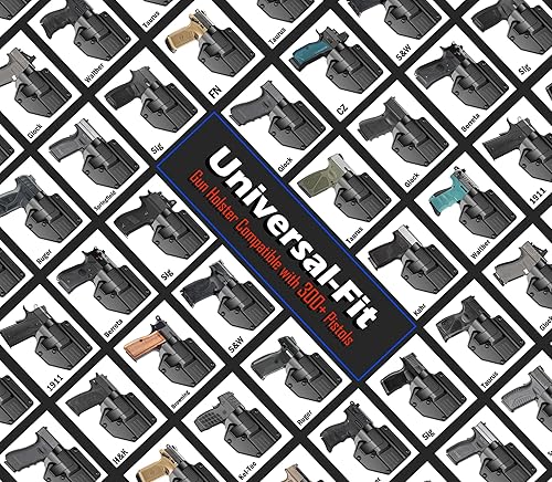 Miniatura 7 de Universal Gun Holster fit Full-Size, Compact, Subcompact Pistols, Adjustable RetentionCant OWB Tactical Holster Compatible with